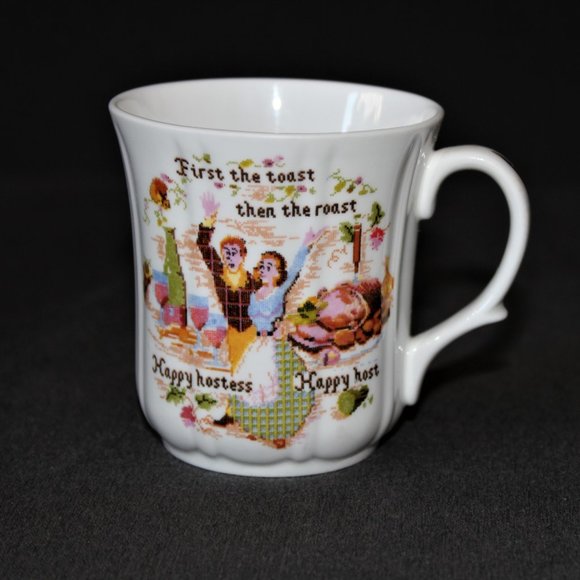 Duchess Bone China Tea Coffee Mug | Happy Host Happy Hostess Mugs | England - Picture 4 of 15